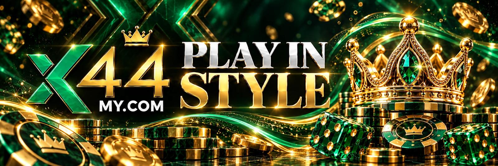X44 — Play in style. Your game, your moment. 3x44my.com